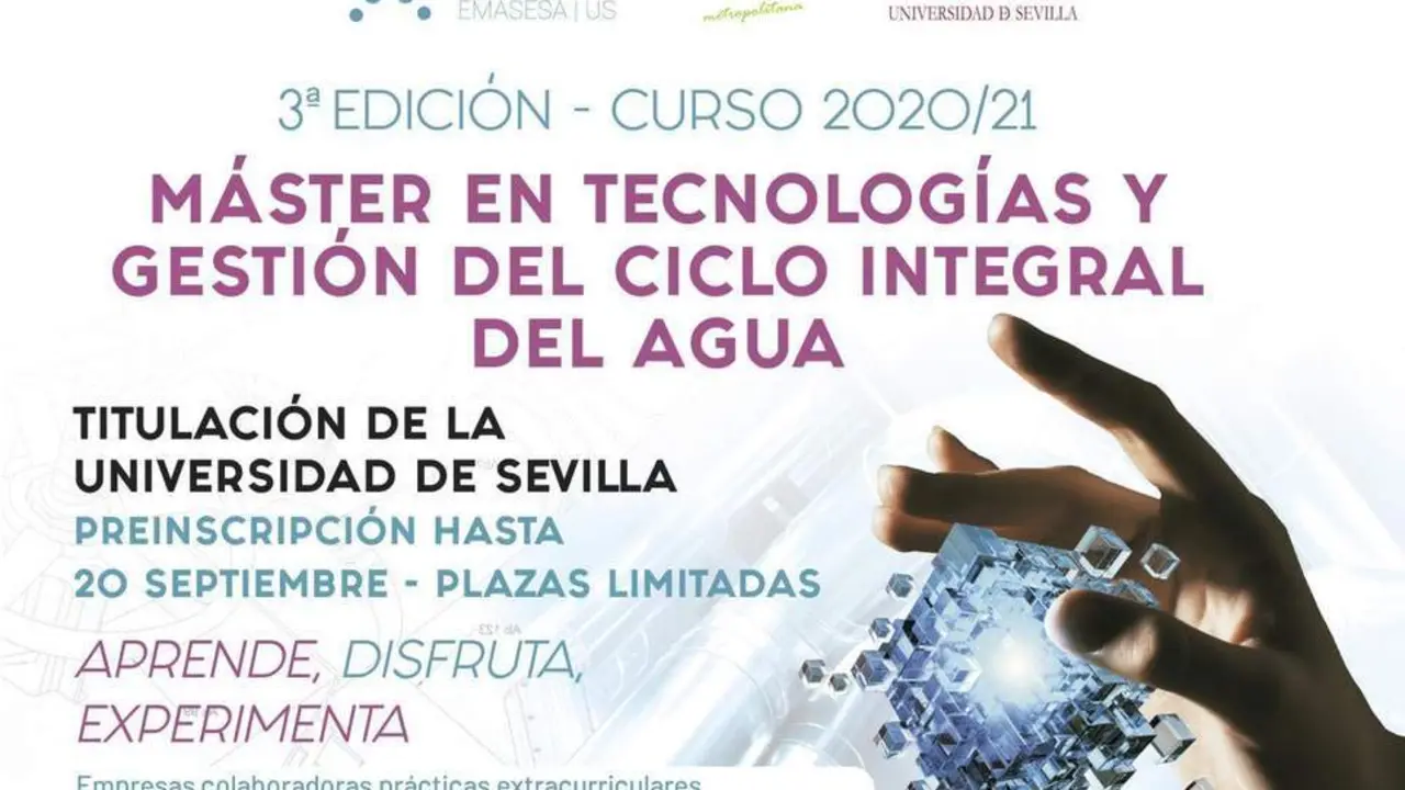 M&aacute;ster en Tecnolog&iacute;as y Gesti&oacute;n del Ciclo Integral del Agua. - AI
