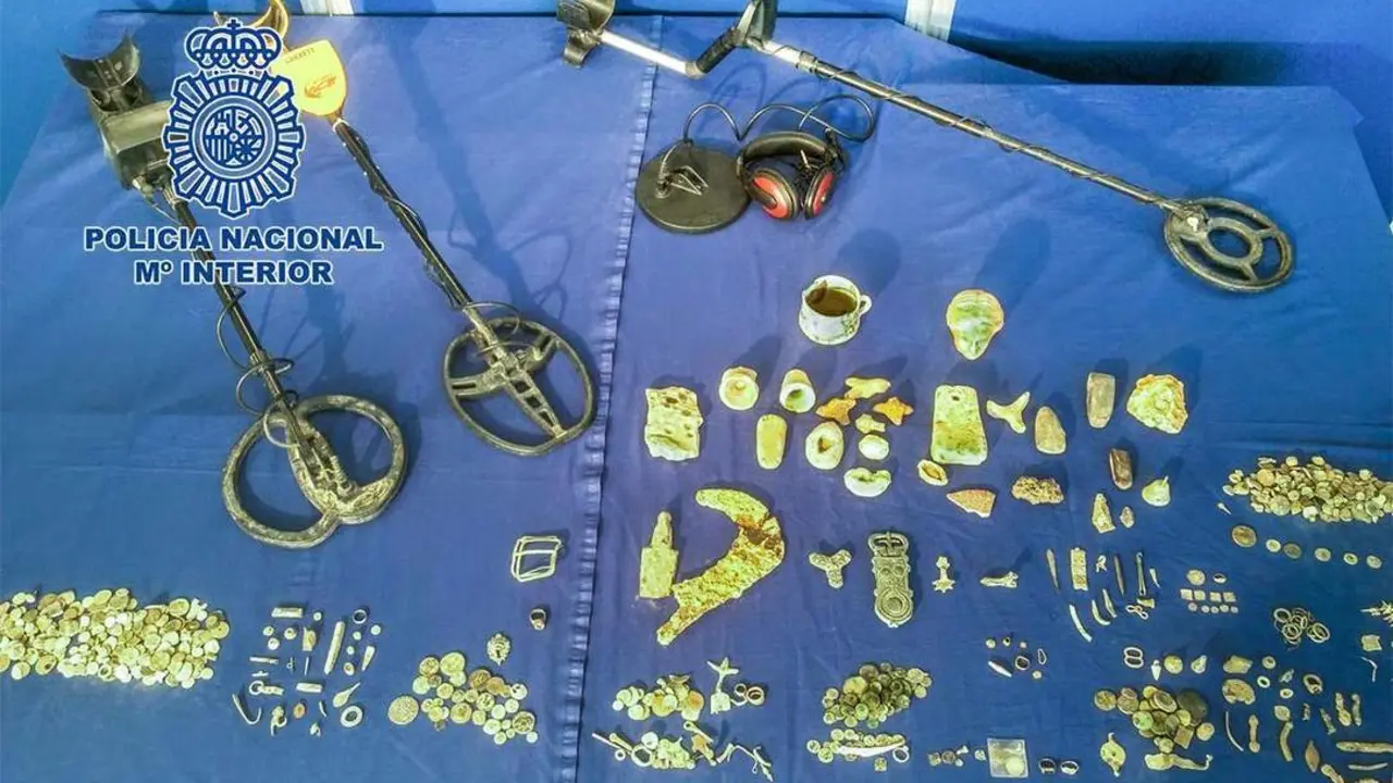 Las piezas expoliadas - Polic&iacute;a Nacional