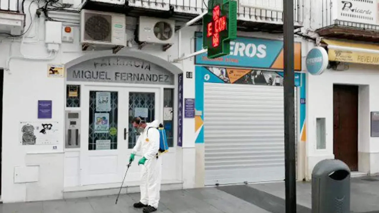 Operario en el centro de la ciudad - A. I.