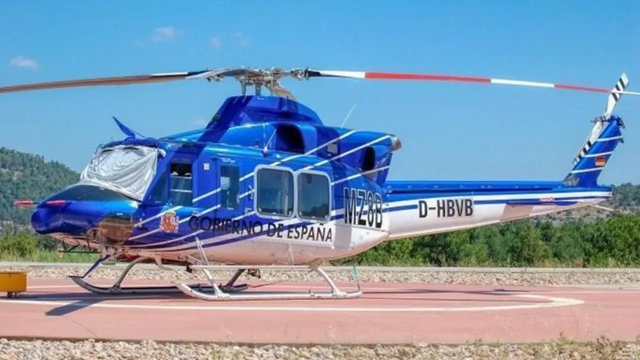 Helic&oacute;ptero de la BRIF. - Ministerio