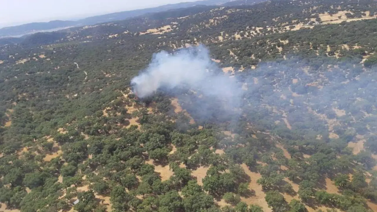 Incendio en Puebla de los Infantes. - EP