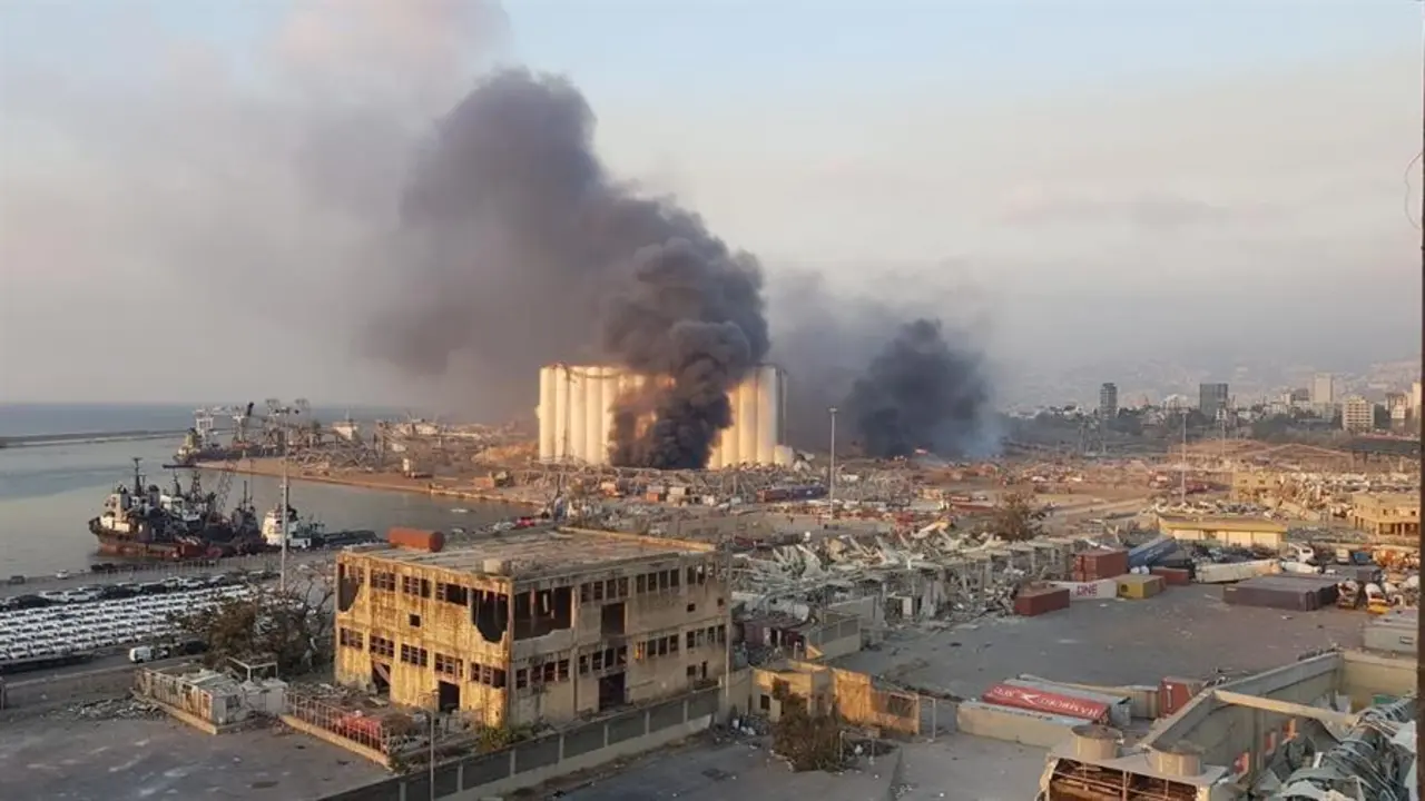 Zona de la explosi&oacute;n. - EFE