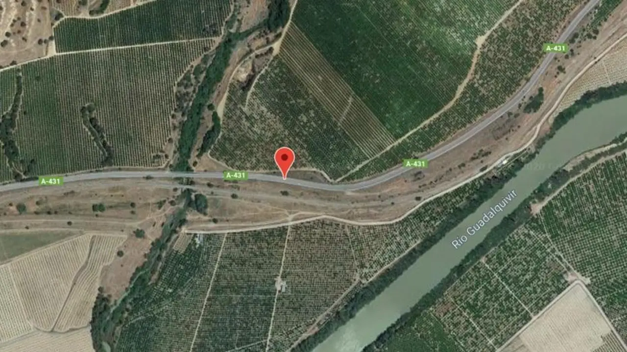 Lugar del accidente. - ep