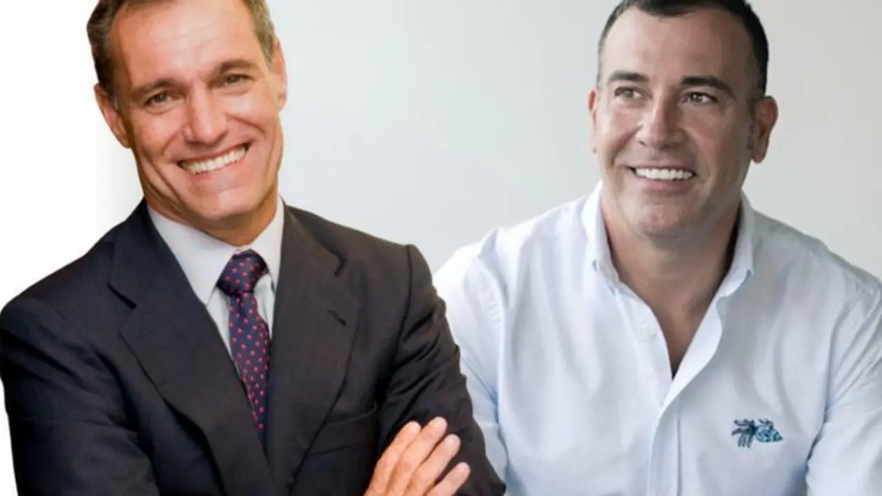 Silvio Gonz&aacute;lez, consejero delegado de Atresmedia, y Luis D&iacute;az, director general de H2H. - 