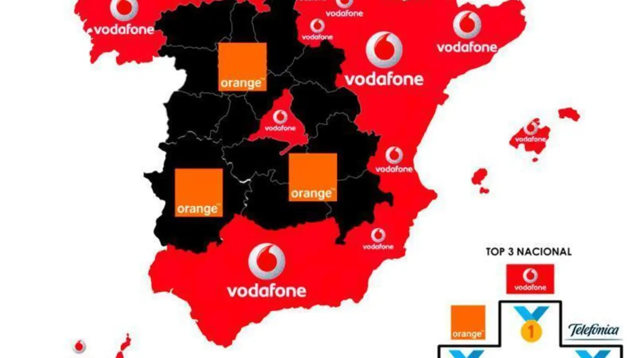 Vodafone es la marca de telecomunicaciones favorita de los espa&ntilde;oles, seg&uacute;n DataCentric. - 
