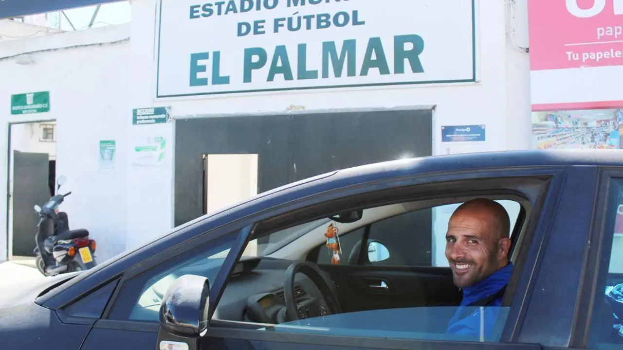 Dani Jurado en los muchos desplazamientos que ha realizado estos dos &uacute;ltimos a&ntilde;os hasta Jerez - Ra&uacute;l J. Bustillos