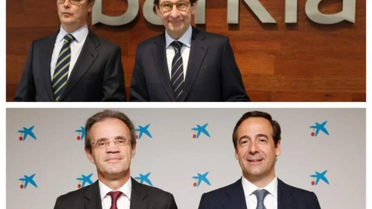 Los m&aacute;ximos directivos de ambas entidades. - EP