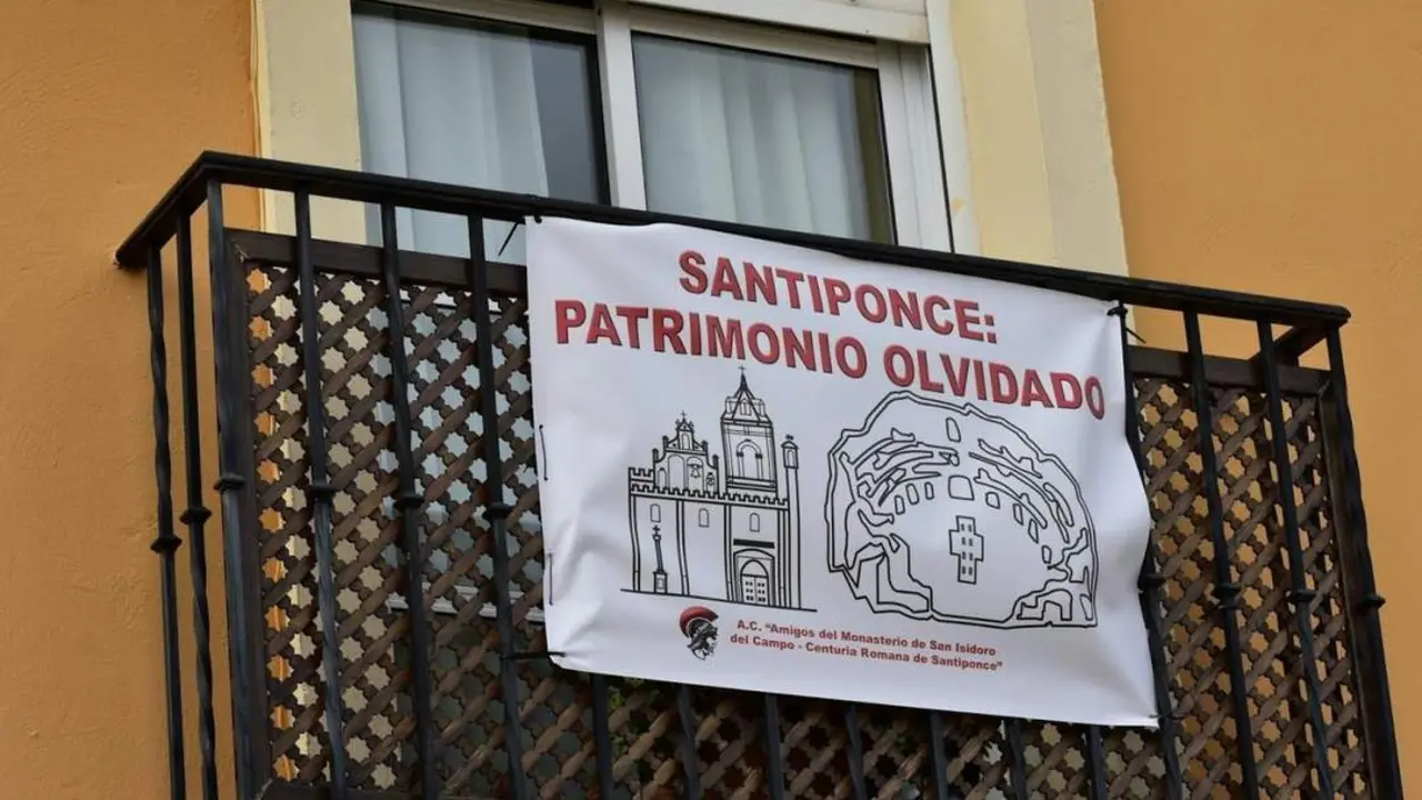 Pancarta reivindicativa de la campa&ntilde;a 