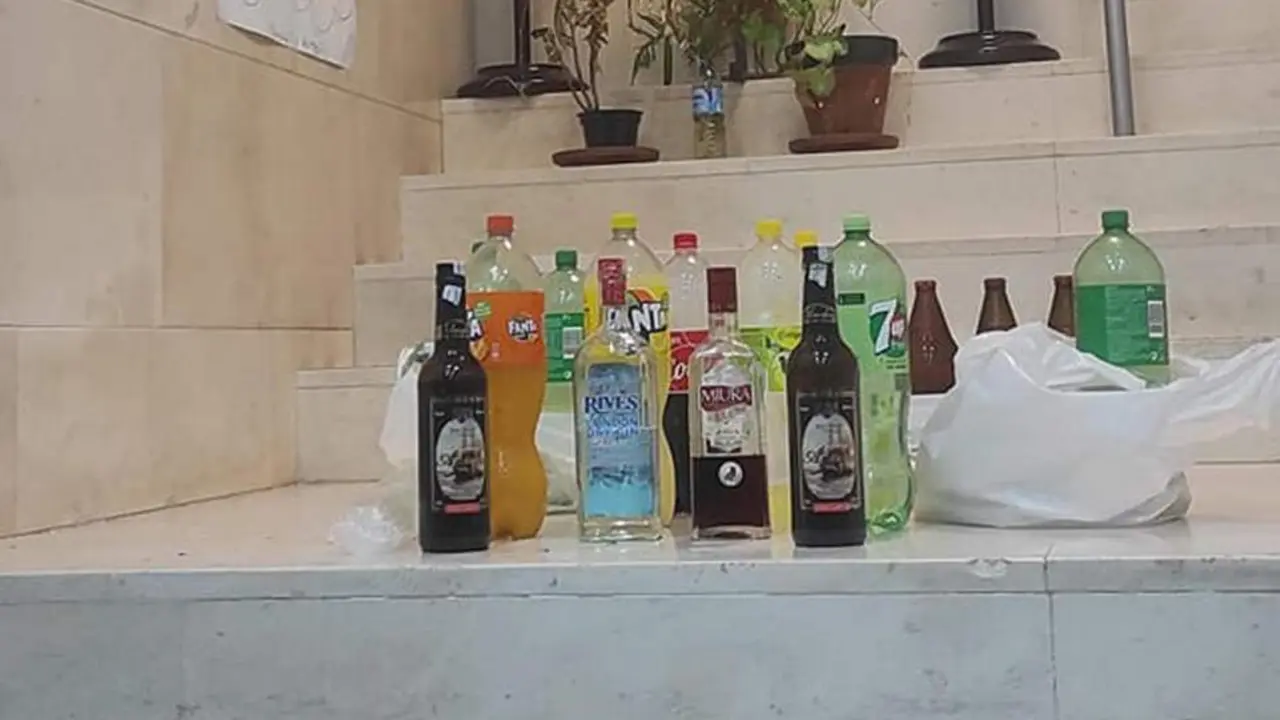 Bebida intervenida por la Polic&iacute;a. - VH