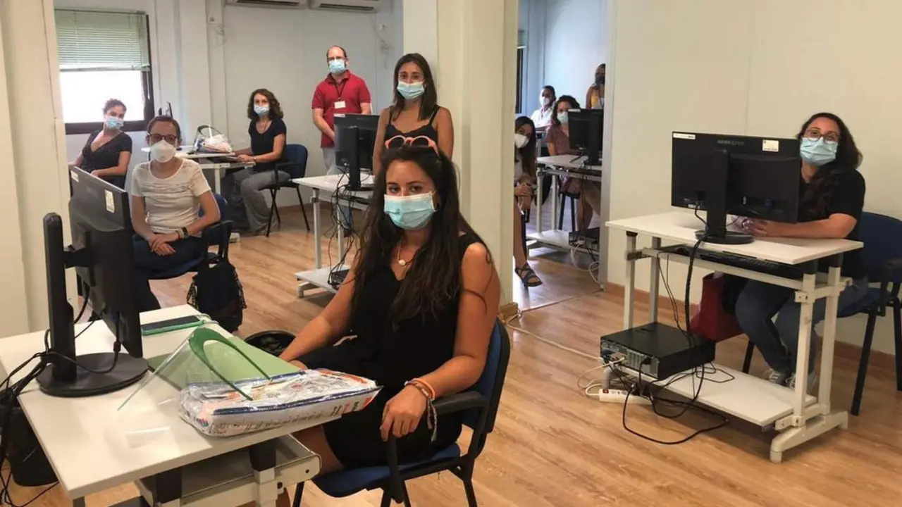 Uno de los espacios de trabajo de los equipos de enfermeros de enlace con los colegios. - Cedida