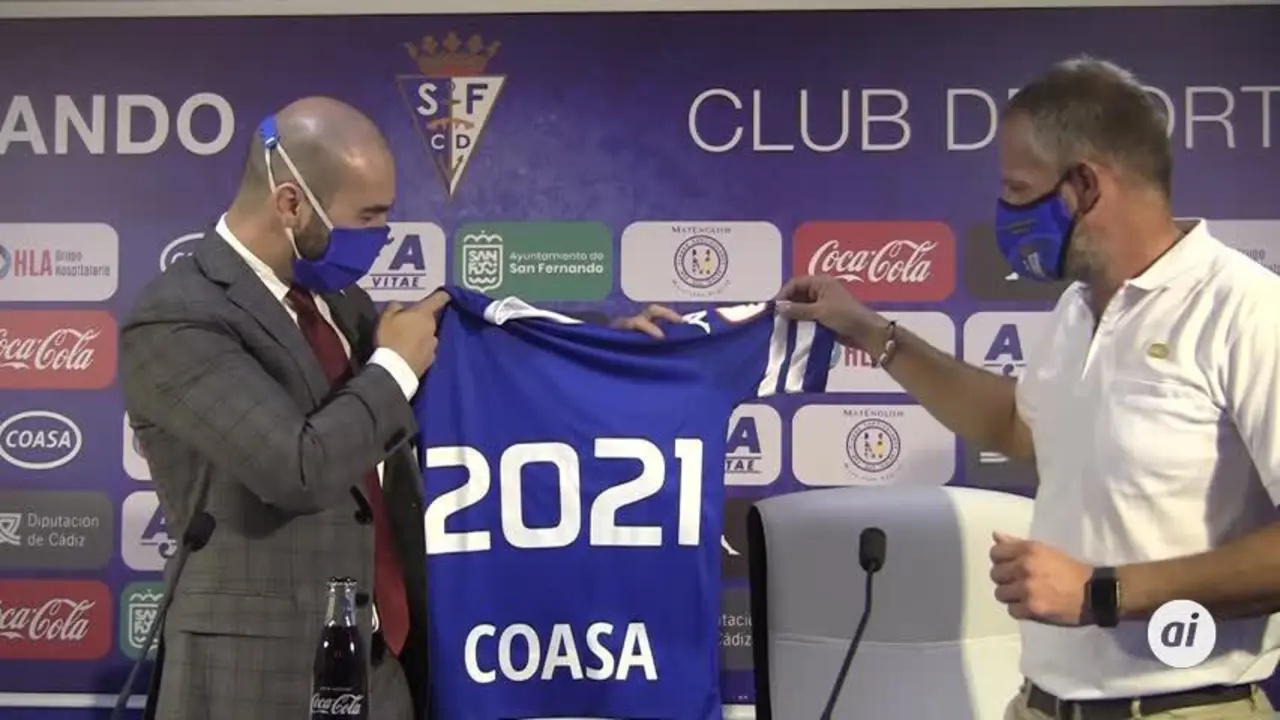 Coasa renueva su patrocinio por tercera temporada con el San Fernando CD