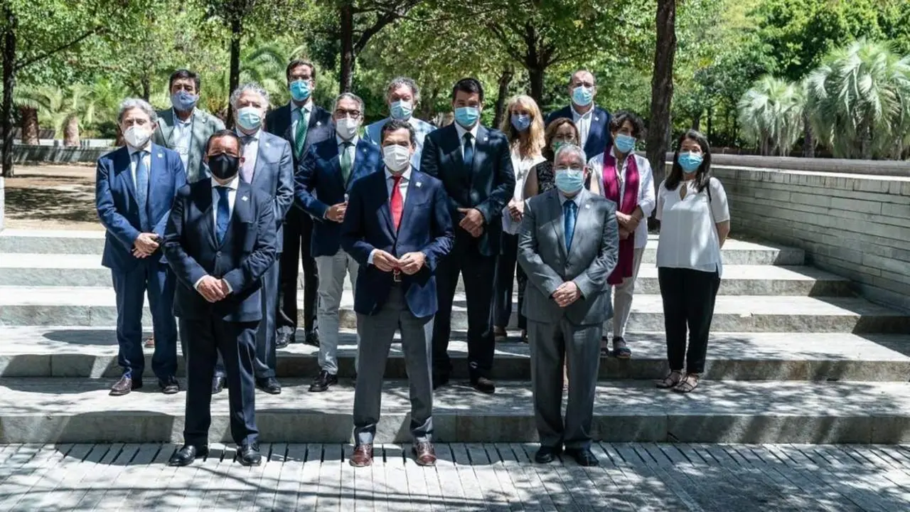 Los grupos de PSOE y Adelante M&aacute;laga. - Europa Press