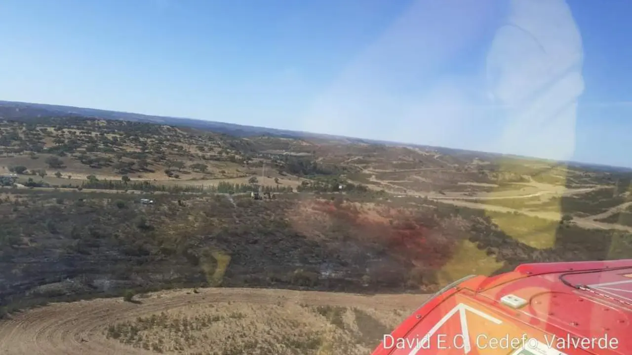 Incendio en El Granado. - INFOCA