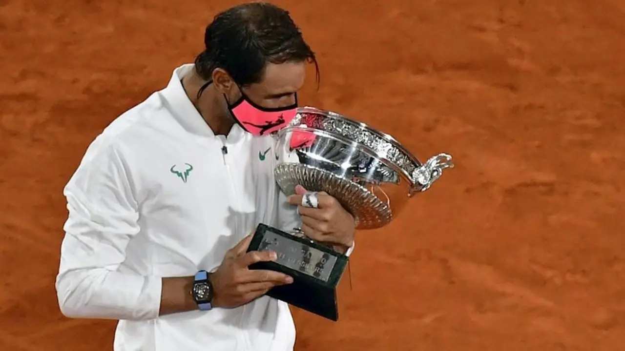 Nadal en la final. - EFE