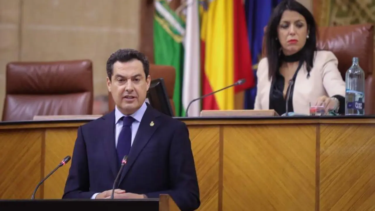 Moreno en el Parlamento. - Europa Press