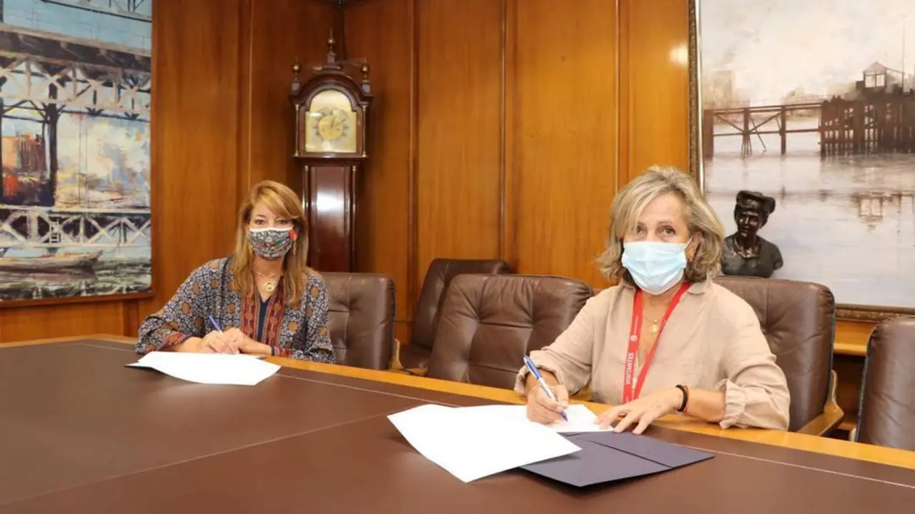 Firma del convenio. - VH