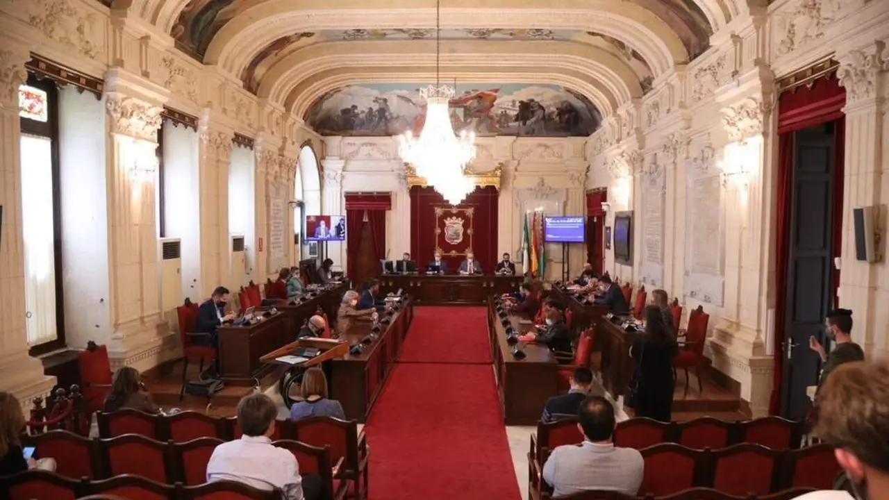Celebraci&oacute;n del pleno en el Ayuntamiento de M&aacute;laga. - AYTO. M&Aacute;LAGA