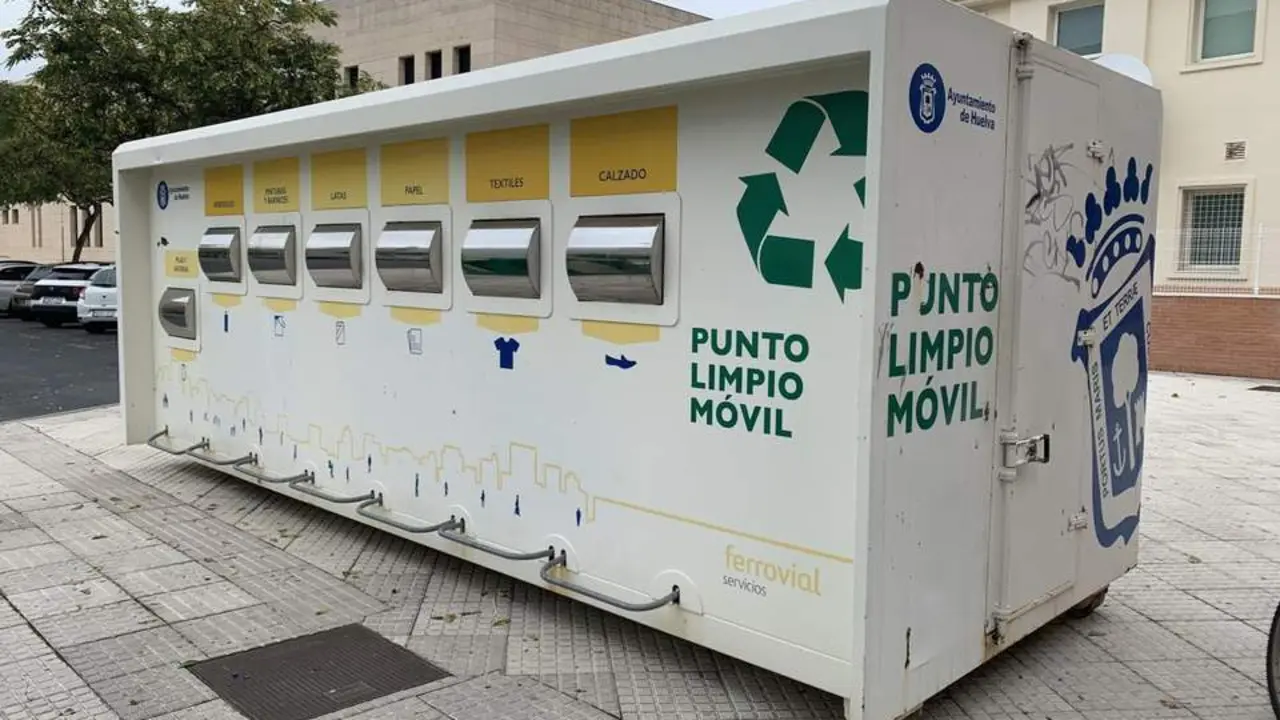 Punto Limpio M&oacute;vil en Zafra. - VH