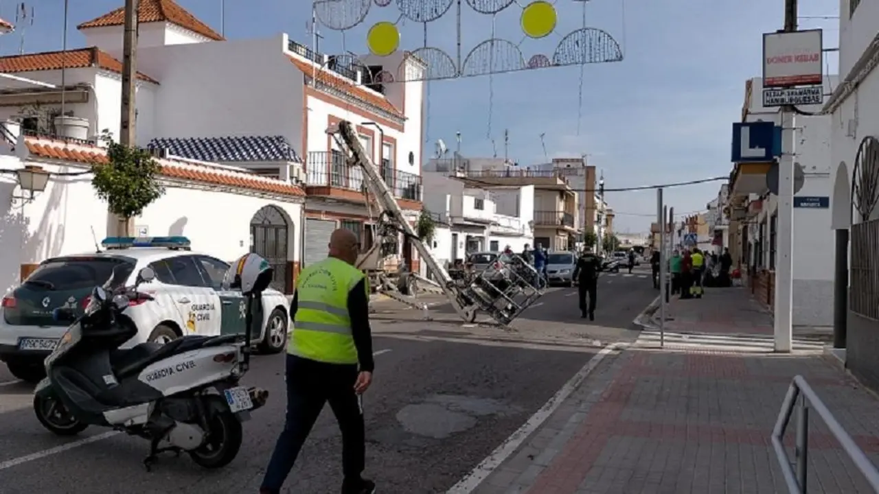 Accidente laboral en Tocina. - 112