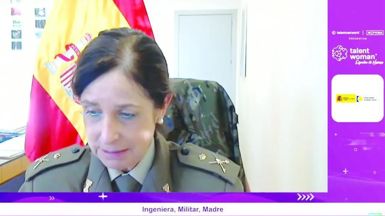 Durante su intervenci&oacute;n telem&aacute;tica. - Talent Women