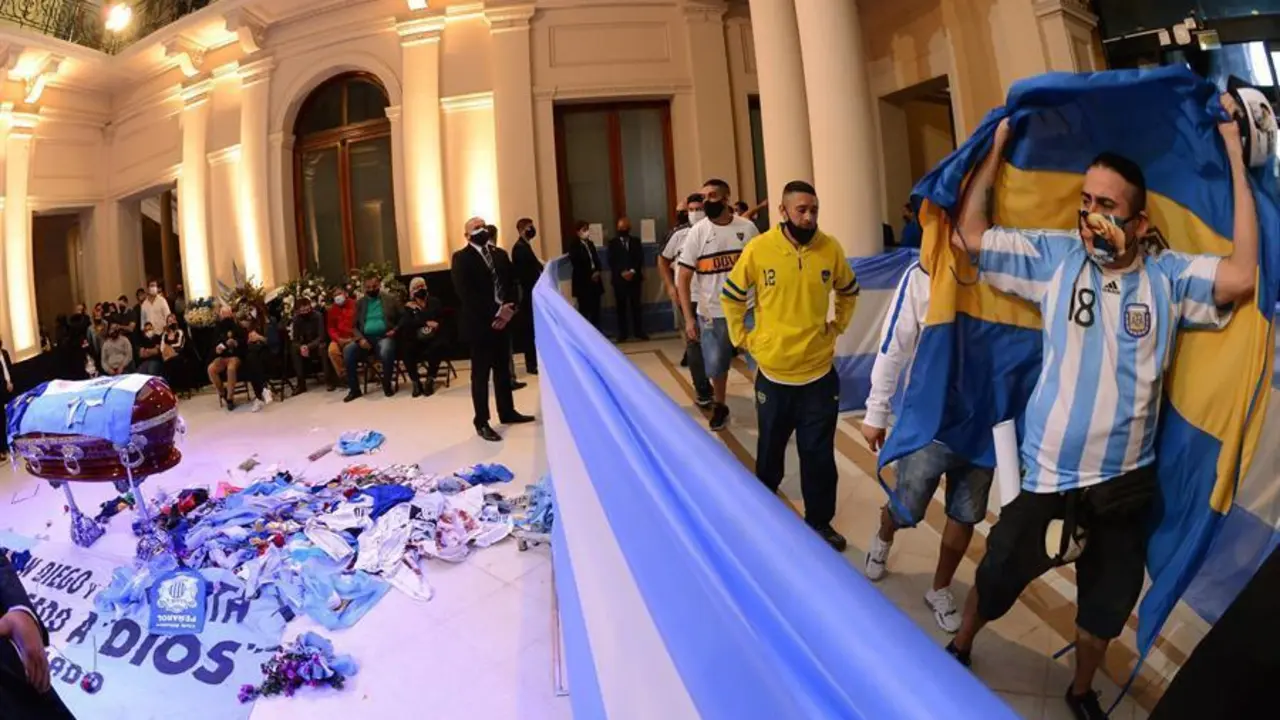 Despedida de Maradona. - EFE