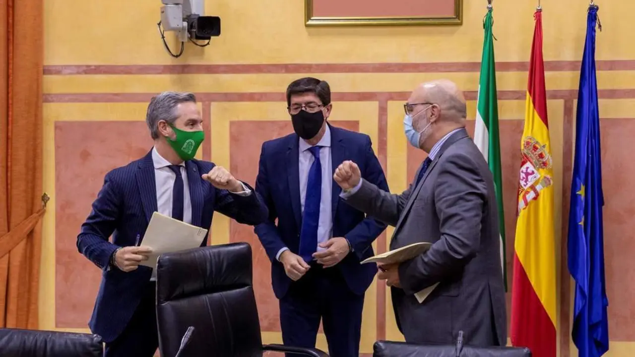 Juan Bravo, Juan Mar&iacute;n y Alejandro Hern&aacute;ndez. - EFE