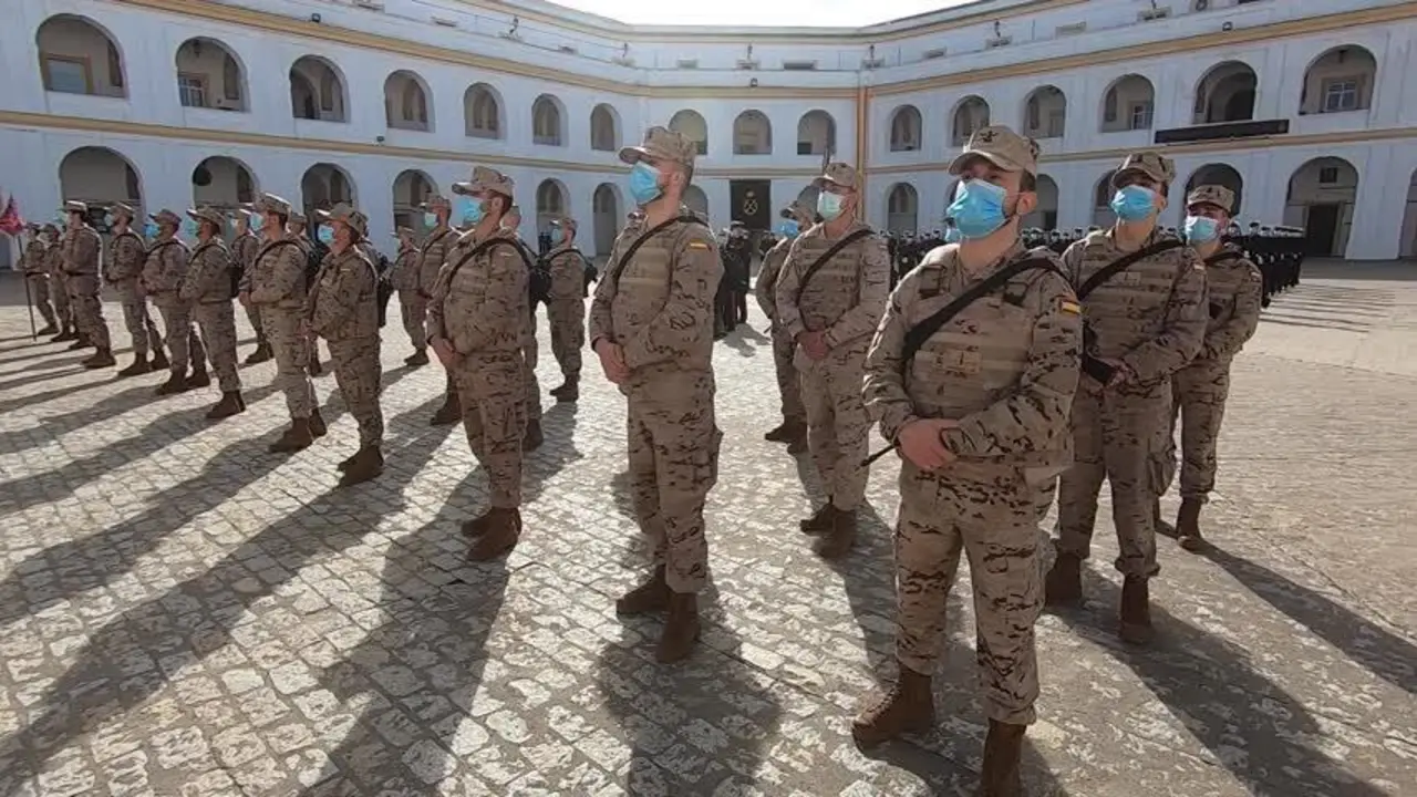 El TEAR recibe a la Fuerza Expedicionaria de Infanter&iacute;a de Marina procedente de Mali