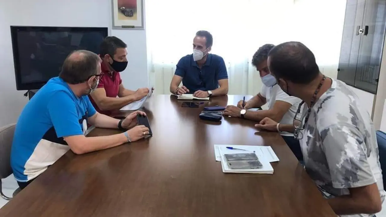 Foto de la reuni&oacute;n preparatoria. - 