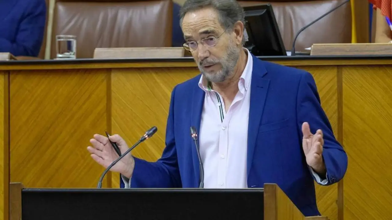 Felipe L&oacute;pez, durante una intervenci&oacute;n en el Parlamento de Andaluc&iacute;a.  - PSOE