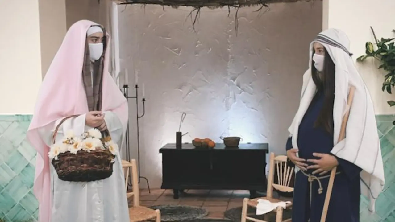 Un bel&eacute;n virtual con todo su mensjae. - Diocesis de M&aacute;laga