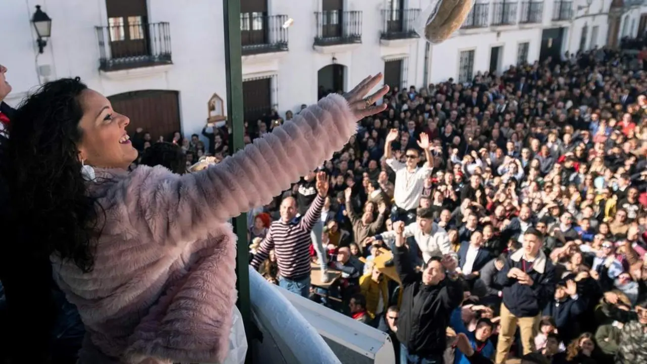 Tiradas en Trigueros por San Antonio Abad. - VH