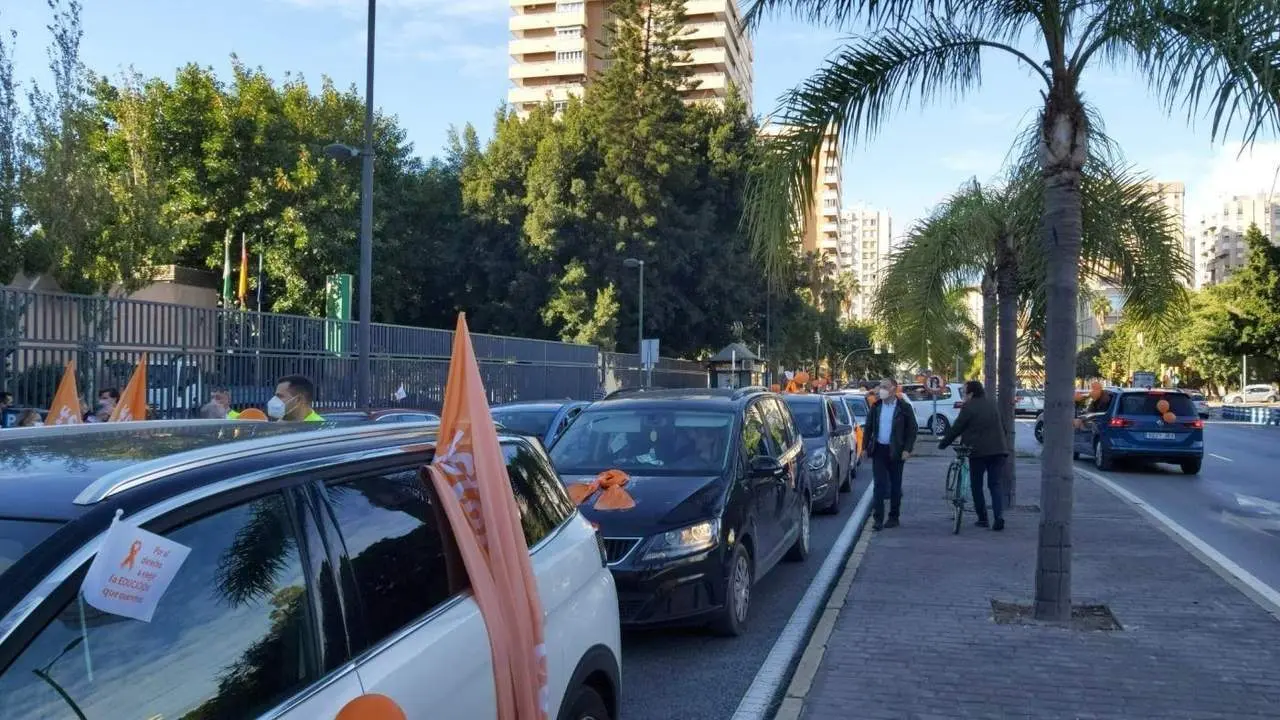 Protesta en M&aacute;laga. - Europa Press