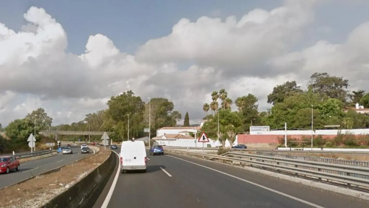 Zona del accidente. - Google Maps