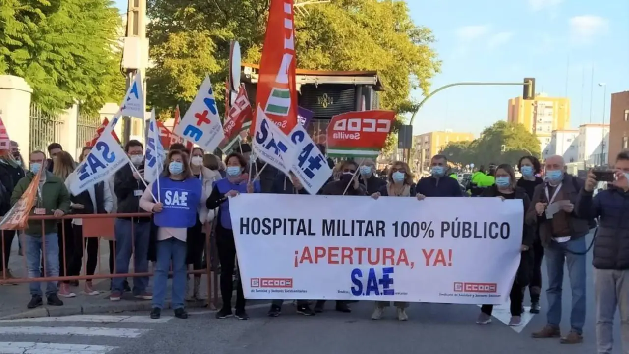 La protesta. - CCOO