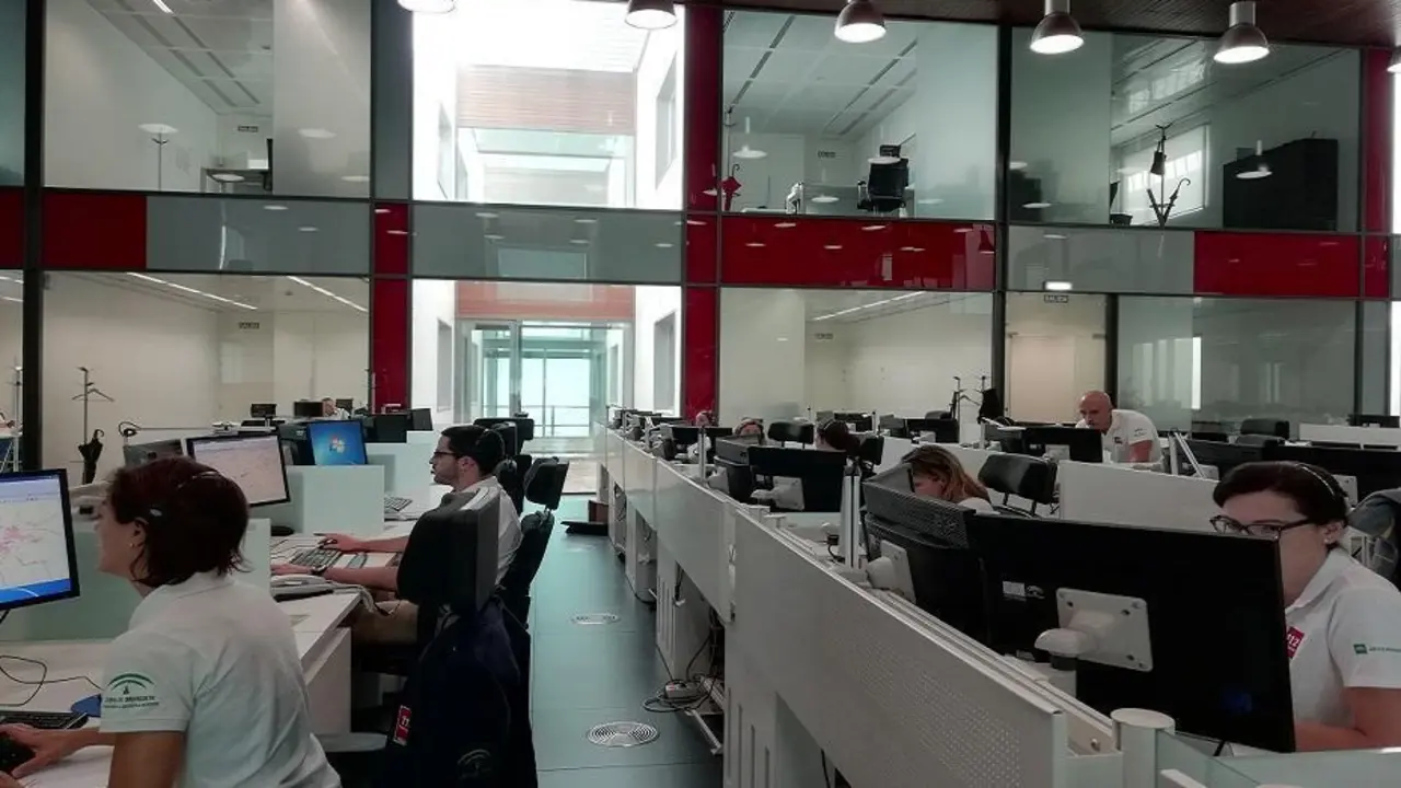 Sala de emergencias. - 112 Andaluc&iacute;a