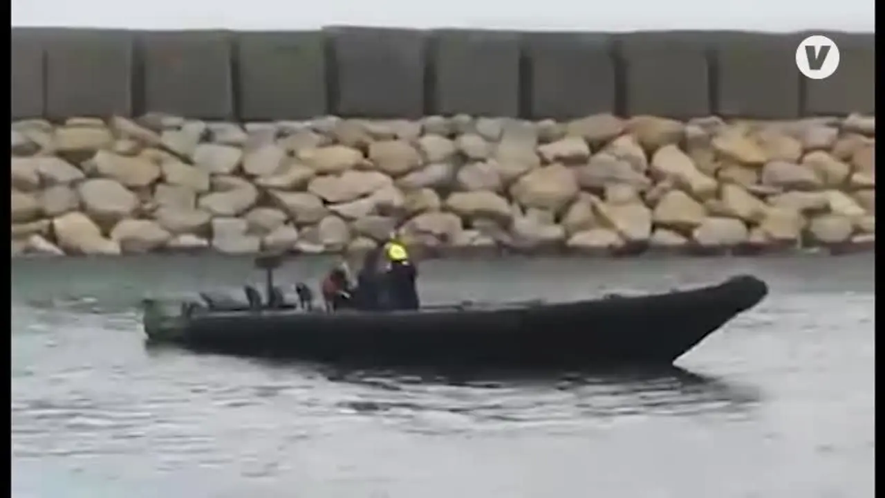 El temporal salpica de embarcaciones semirr&iacute;gidas el litoral del Campo de Gibraltar