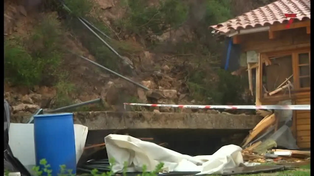 Dos heridos en Algeciras tras un derrumbamiento en una vivienda por el temporal