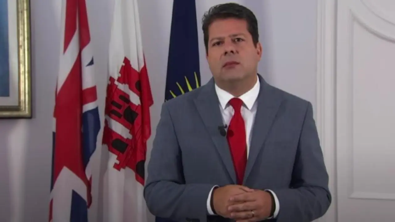 Picardo, en el National Day 2020. - AI