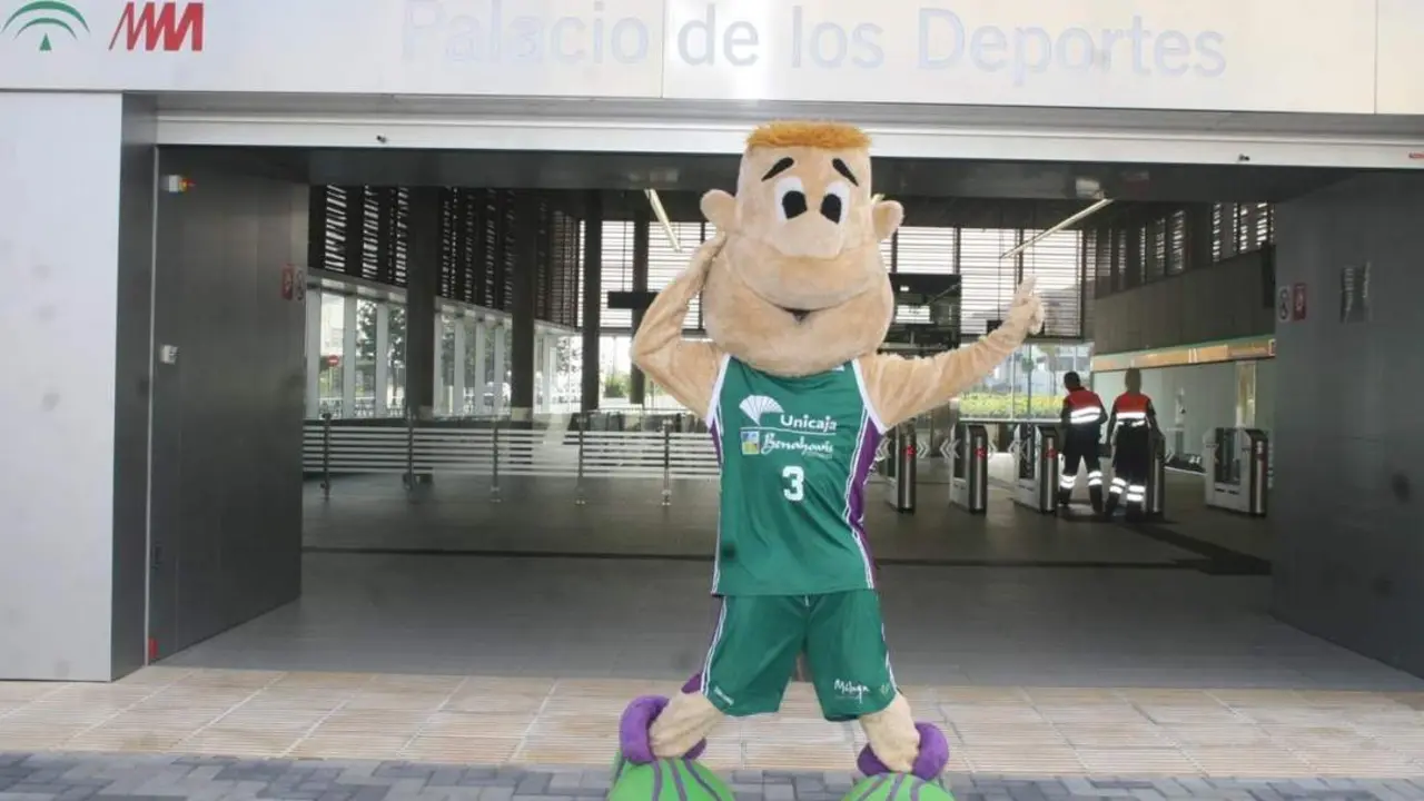 Mascota del Unicaja Baloncesto. - Europa Press