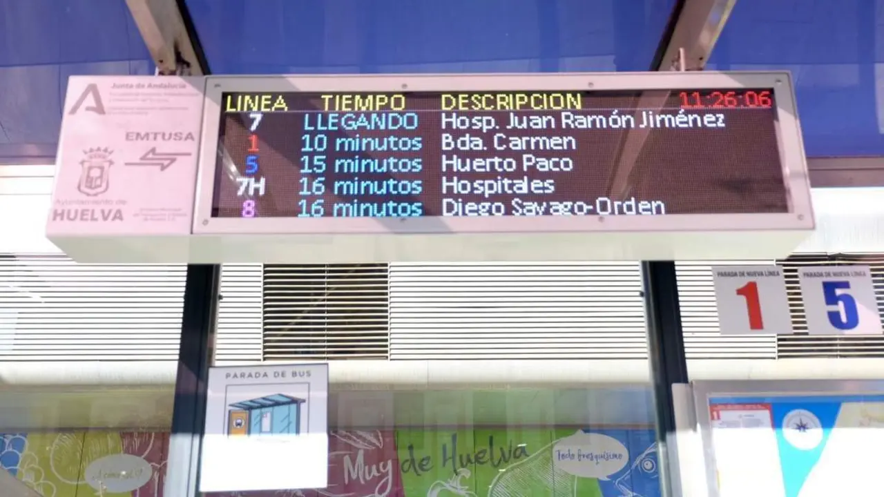 Pantallas de Emtusa. - VH
