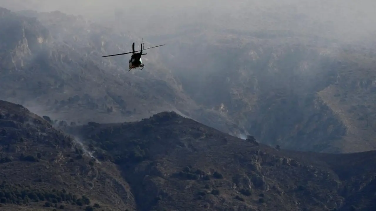 Incendio de Berja. - EFE