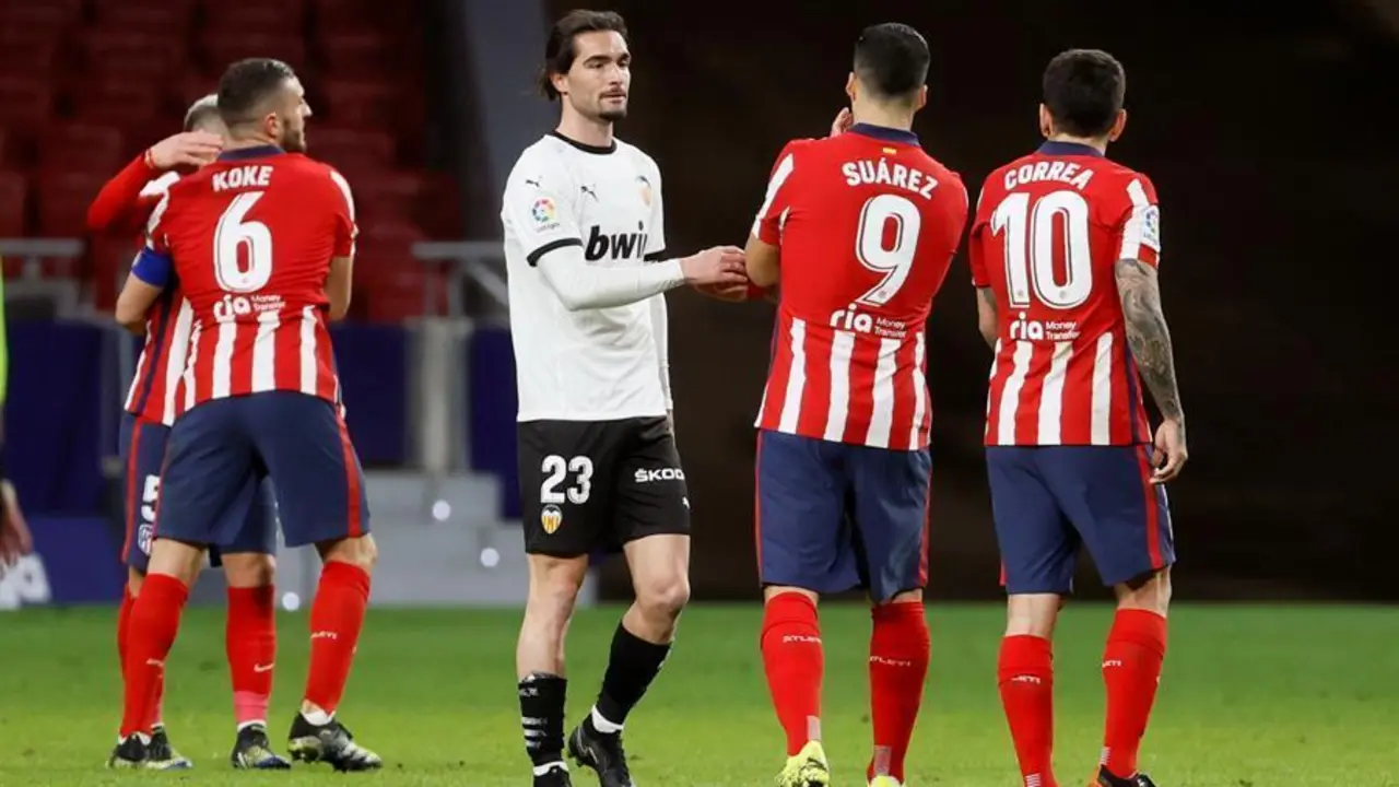 Atl&eacute;tico-Valencia. - EFE
