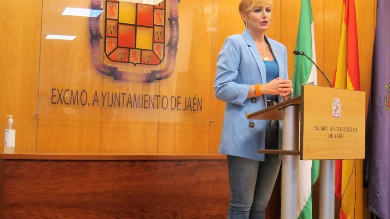 La segunda teniente de alcalde del Ayuntamiento de Ja&eacute;n y concejala de Promoci&oacute;n Econ&oacute;mica, Mar&iacute;a Cantos. - Viva Ja&eacute;n.