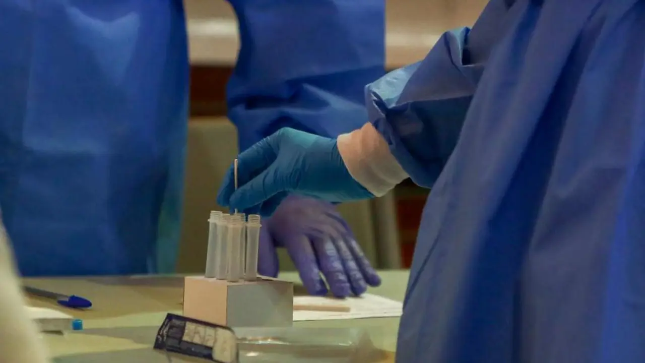 Test de coronavirus. - Archivo