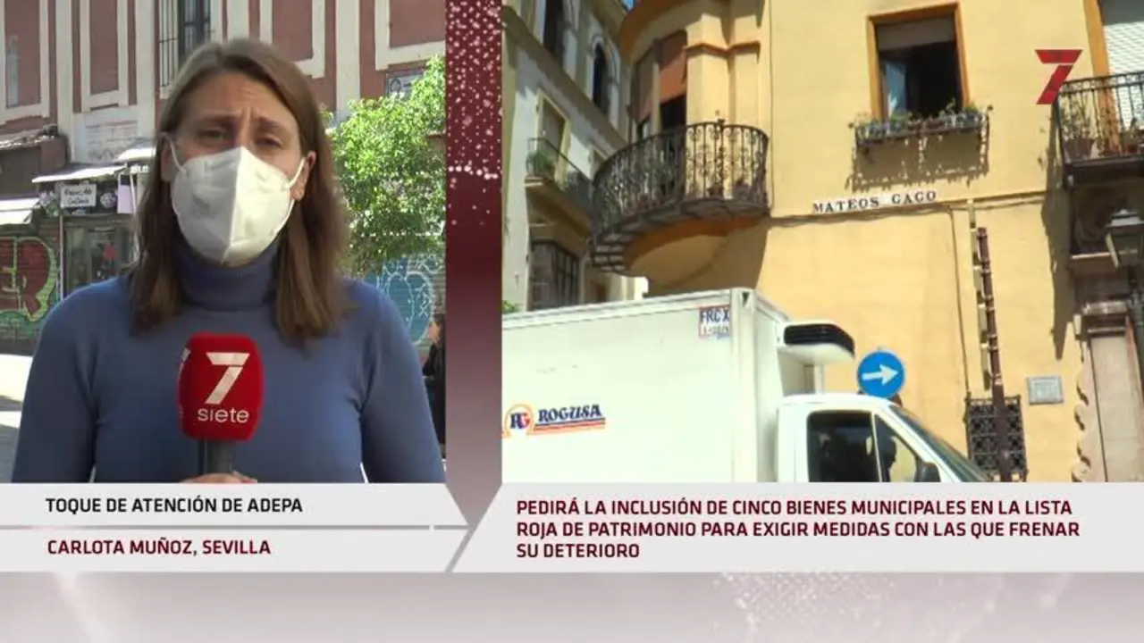 Adepa solicitar&aacute; incluir en la Lista Roja del Patrimonio cinco bienes de Sevilla