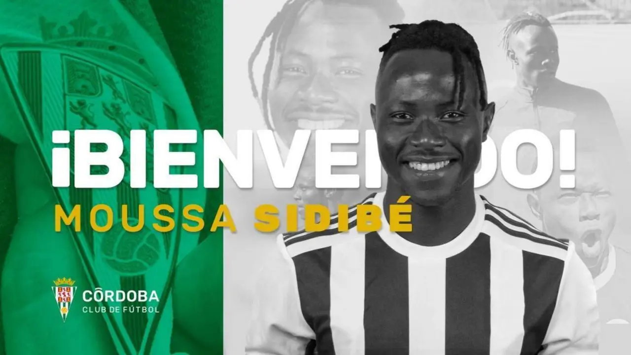 Moussa Sidib&eacute;. - Twitter C&oacute;rdoba CF