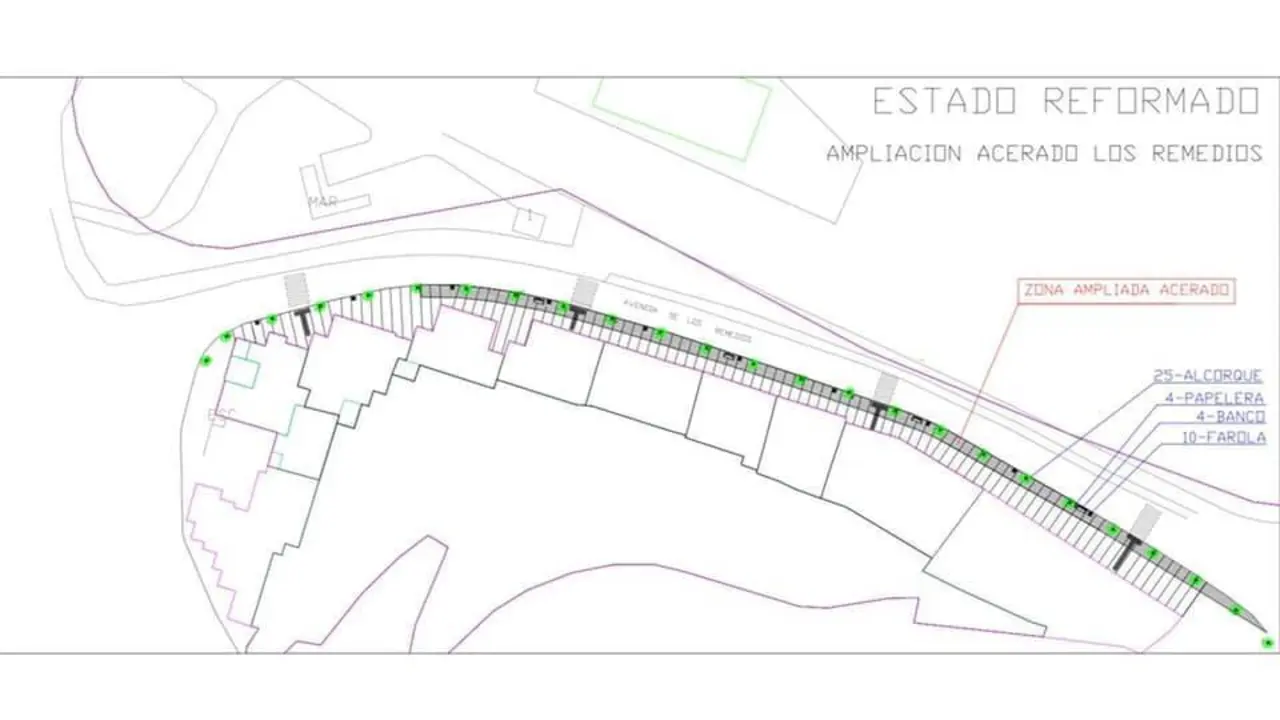 Plano de las obras. - A.I.