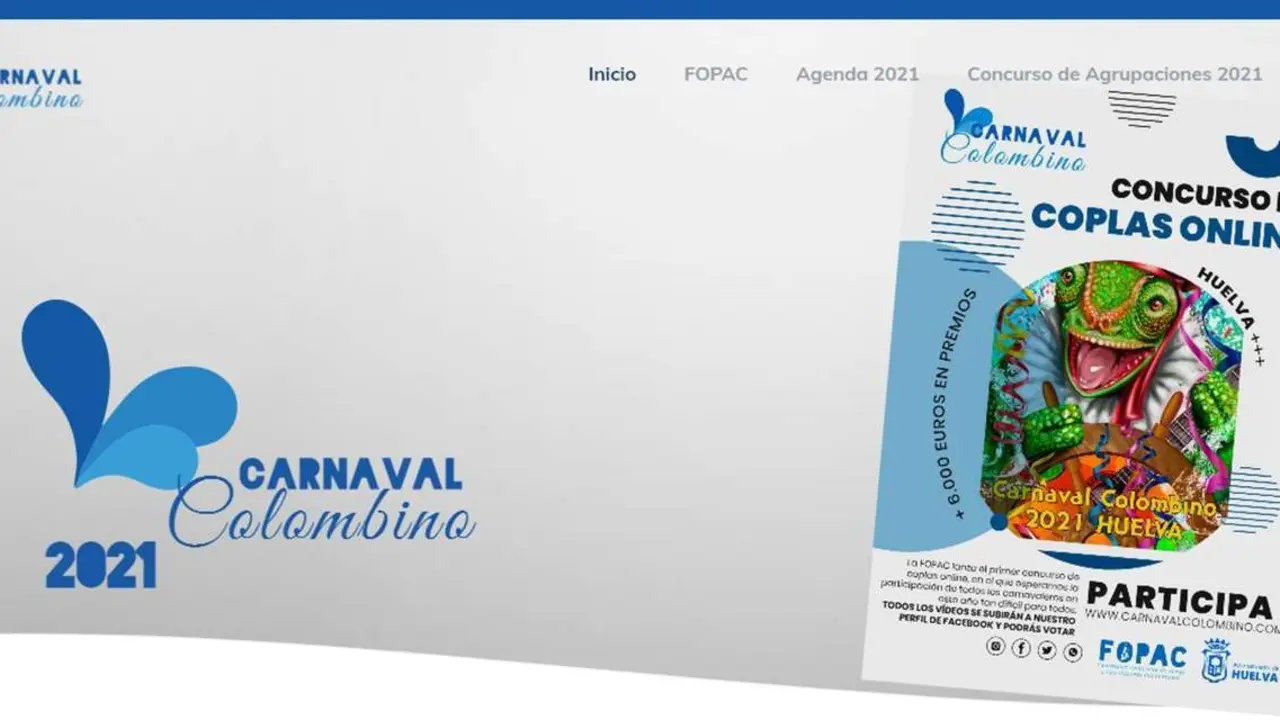 Web de la Fopac con el concurso online. - VH