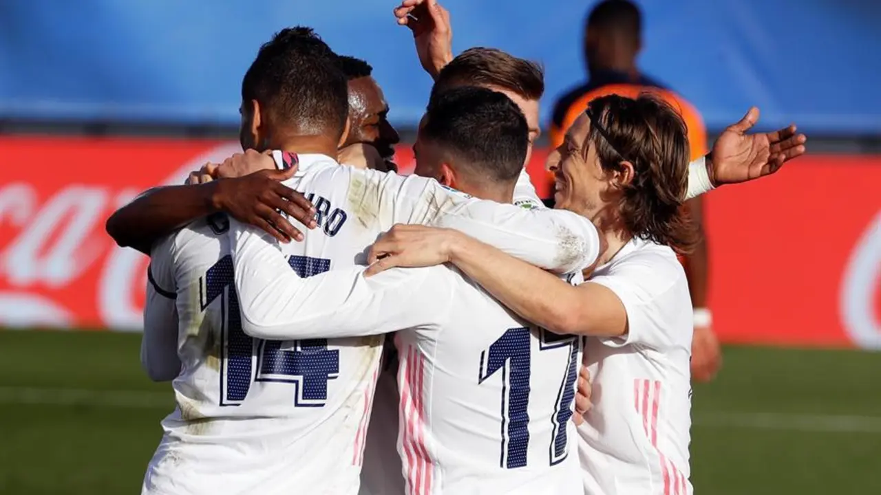 Gol del Madrid. - EFE