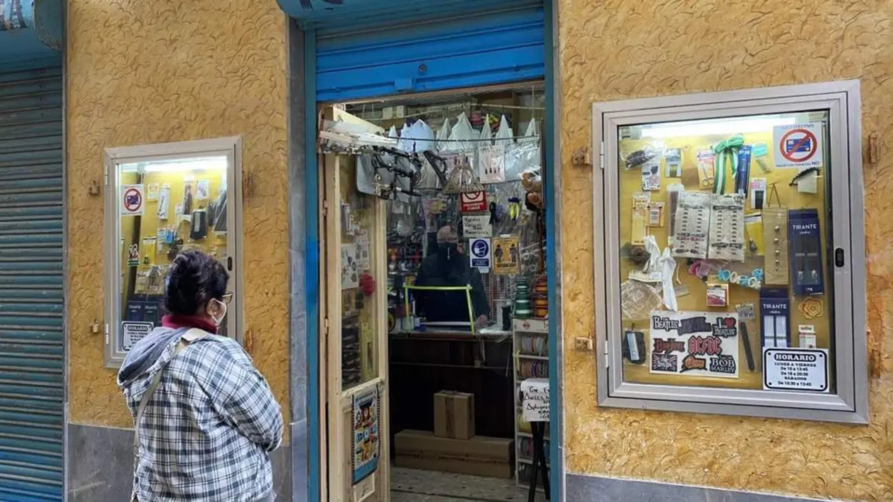 La mercer&iacute;a Ram&iacute;rez, en Callejones de Cardoso. - E.E.